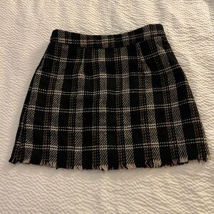 Sage The Label Tweed skirt wool blend